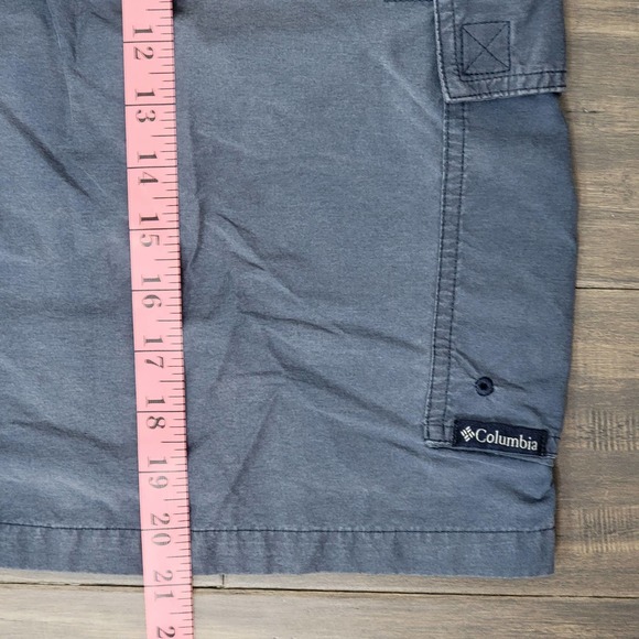 Columbia Mens L Swim Shorts Trunks Navy Drawstring Mesh Lined Hiking Fishing - Picture 6 of 7